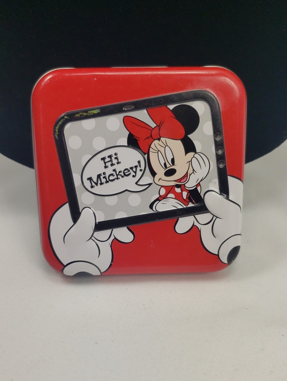 Mickey Minnie Mouse Disney Microfiber Screen Cleaning Cloth In Tin